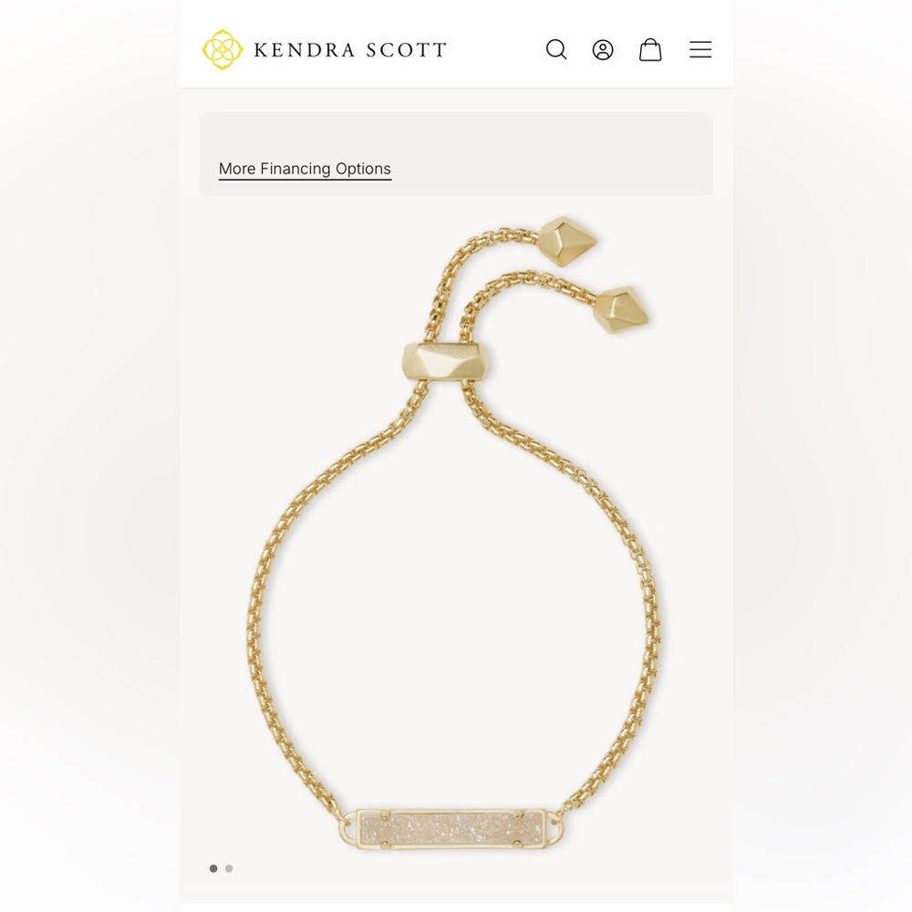 Kendra Scott Gold Adjustable Bracelet